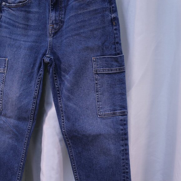 Vigoss Dark Blue Ankle Jeans - Picture 6 of 13